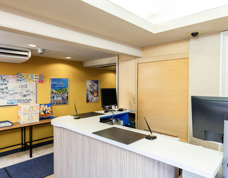 フロント：ホテルセレクトイン沼津