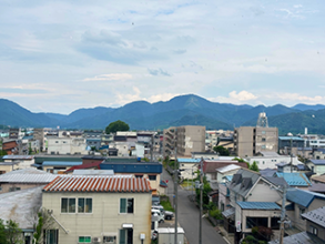 大浴場からの景観：ロイヤルホテル大館