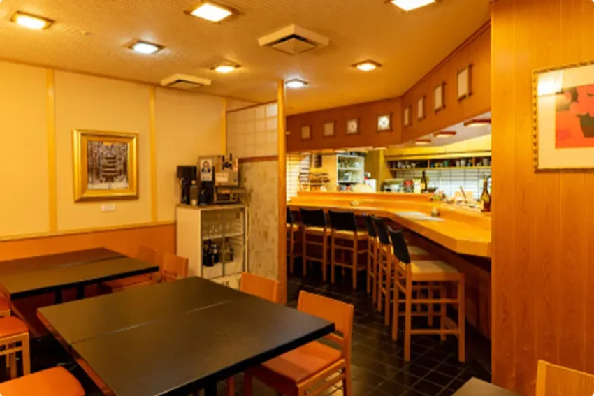 写真：レストラン会場