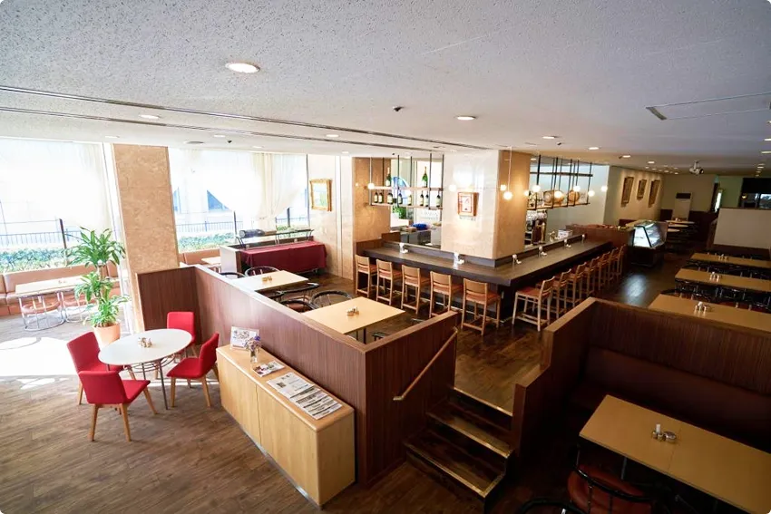 写真：レストラン会場