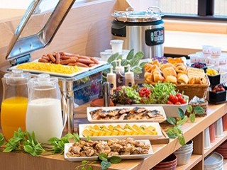 朝食：いやし処ほてる寛楽 久留米駅前 