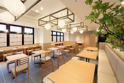 写真：朝食会場