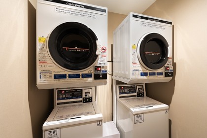 写真：コインランドリー