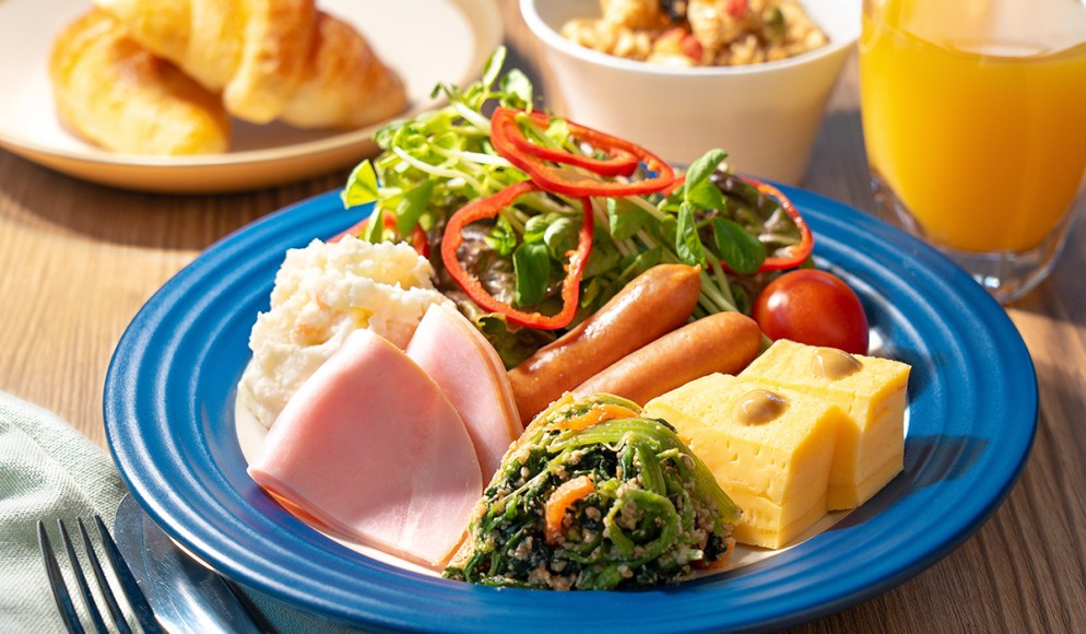 朝食：いやし処ほてる寛楽 久留米駅前 