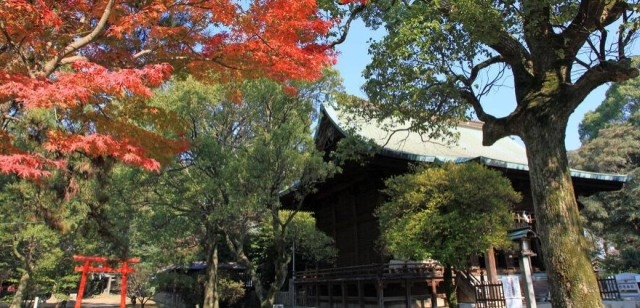 久留米城跡（篠山神社）：いやし処ほてる寛楽 久留米駅前 周辺情報