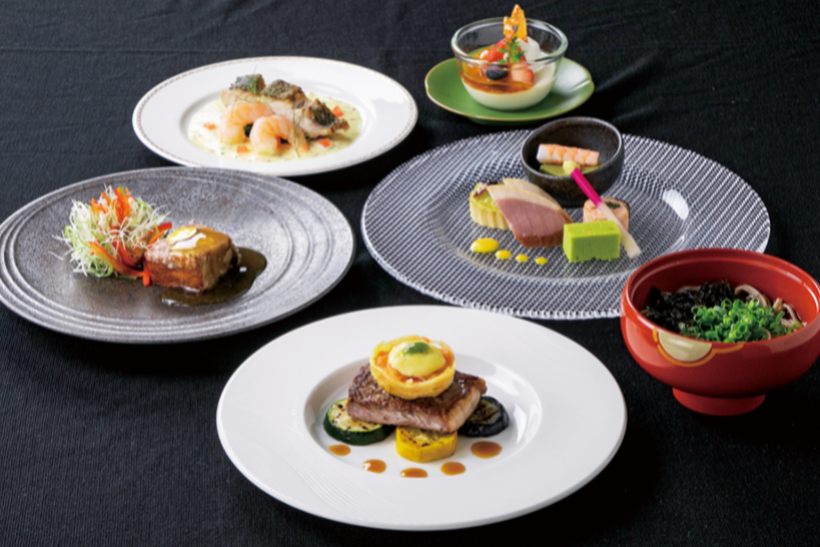 写真：和洋(5品+デザート)