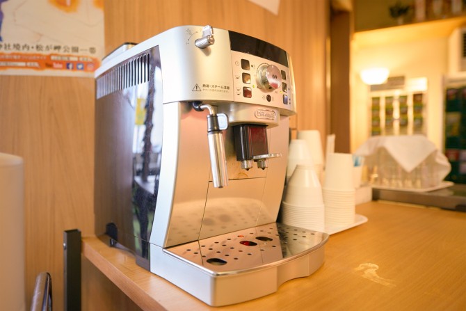 ウェルカムコーヒー：ホテルセレクトイン米沢