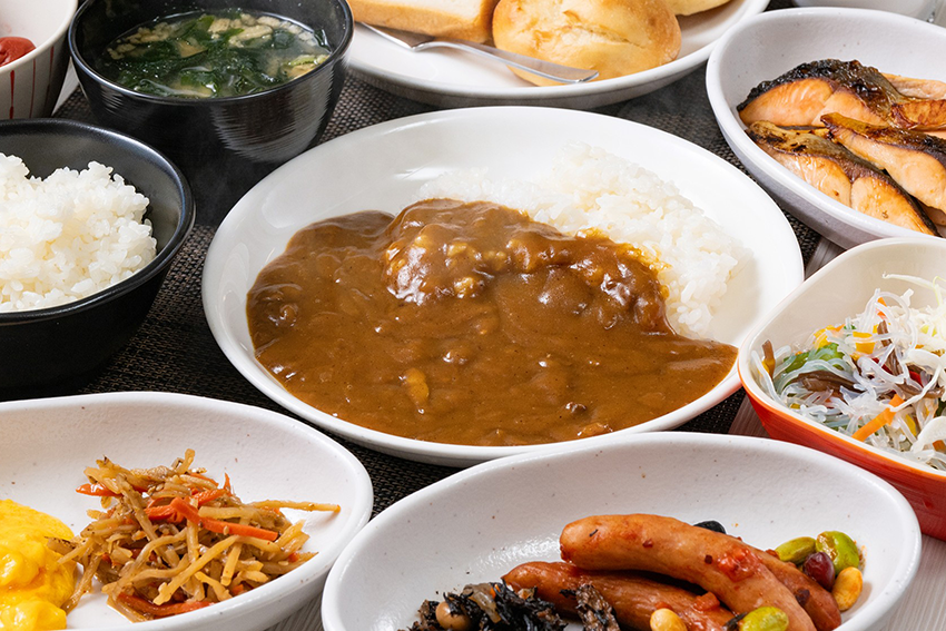 朝食：ホテルセレクトイン米沢