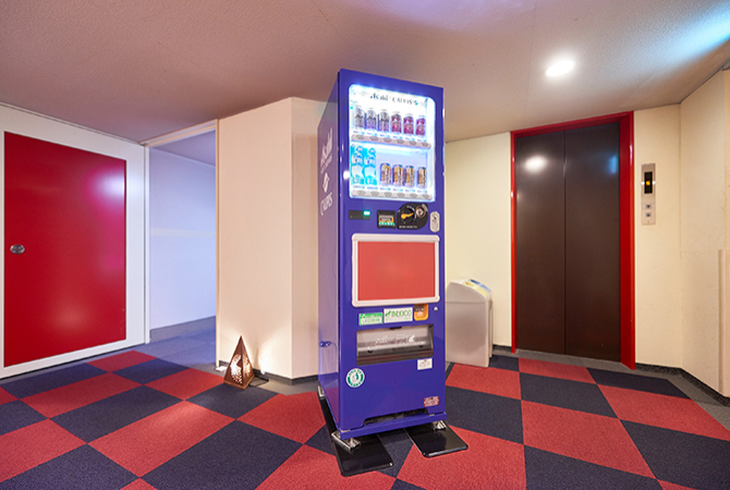 自動販売機：長野プラザホテル