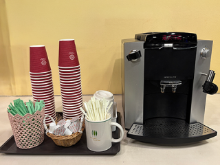 写真：ウェルカムコーヒー