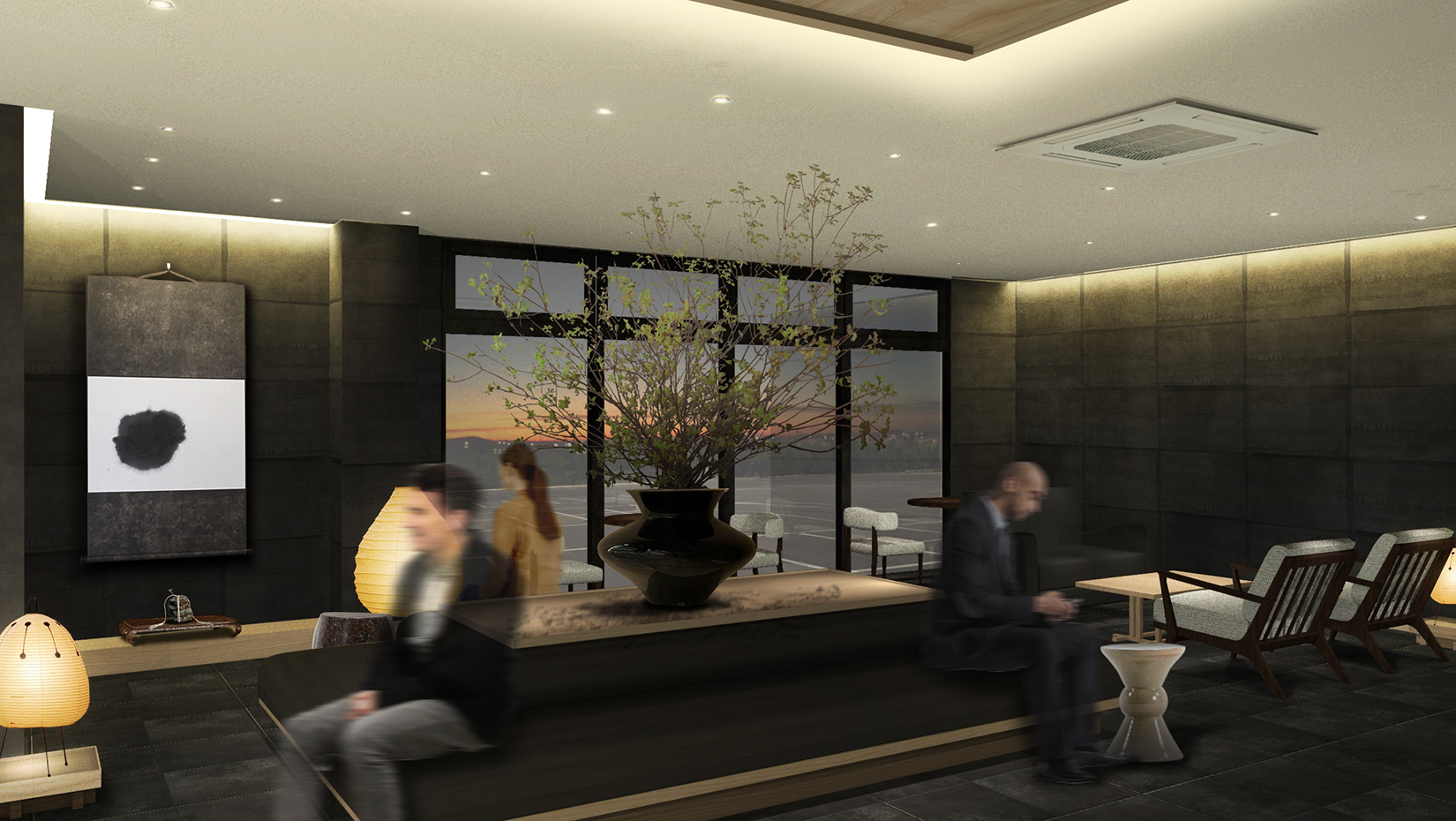 ロビー：ほてる寛楽プレミア富士山