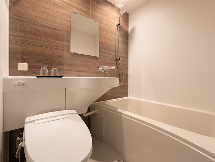 バスルーム：ホテル寛楽プレミア宇都宮