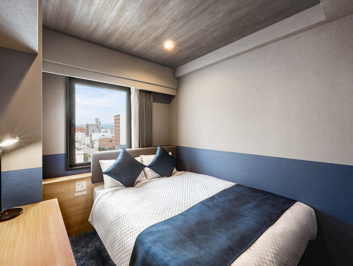 ダブル：ホテル寛楽プレミア宇都宮