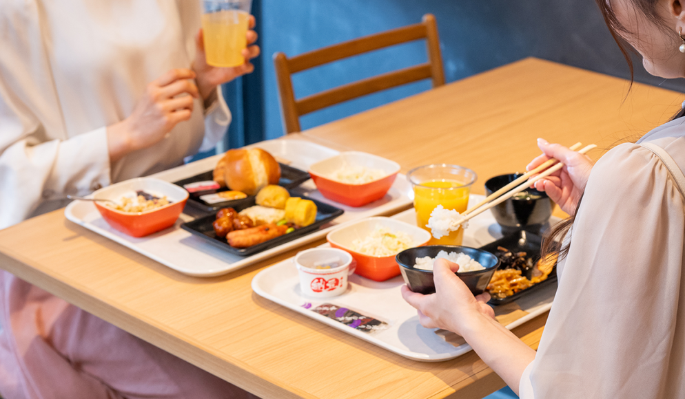 朝食：ホテル寛楽プレミア宇都宮