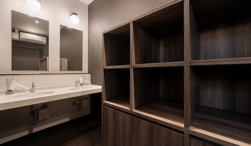 脱衣所：ほてる寛楽プレミア富士山・新御殿場インター