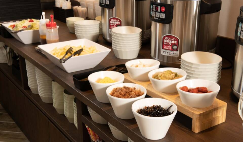 朝食バイキング