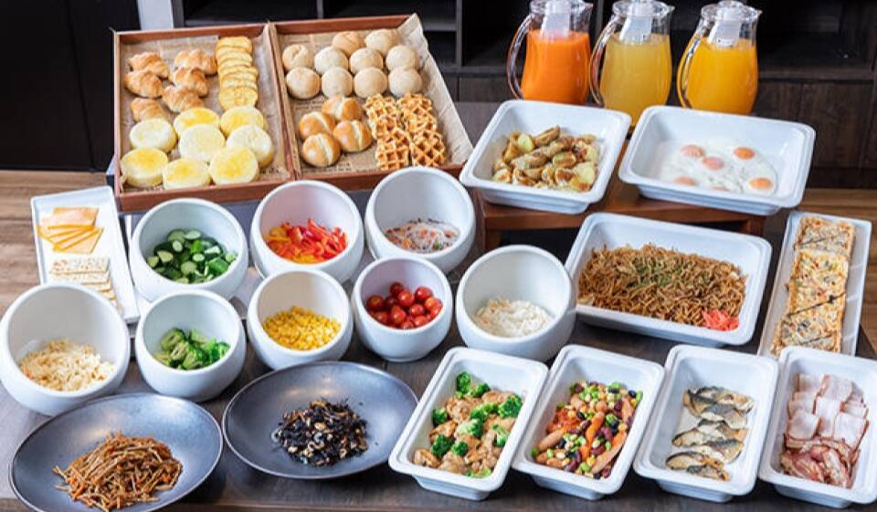 朝食：ザ・セレクトン富士山御殿場インター