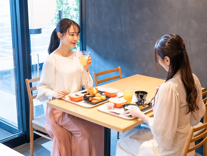 朝食：いやし処ほてる寛楽秋田川反