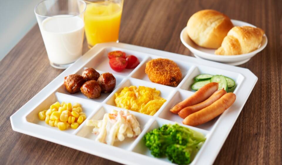 朝食：ザ・セレクトンあべの松原駅前　