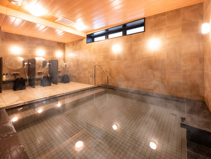 大浴場：いやし処ほてる寛楽秋田川反