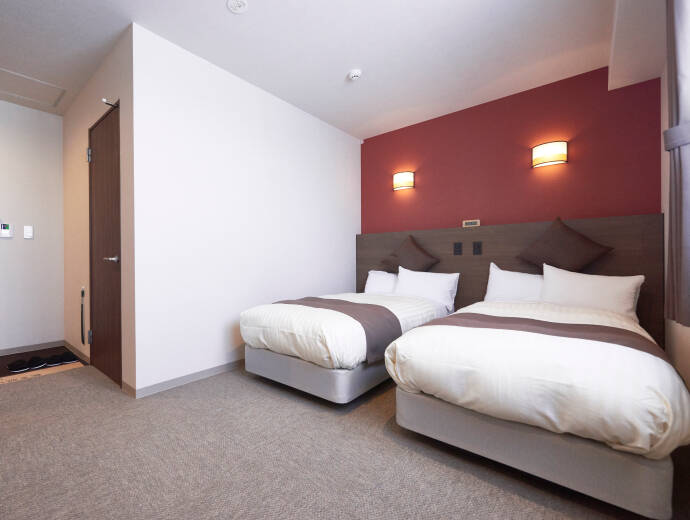 客室：いやし処ほてる寛楽埼玉・本庄早稲田ひのきの館 