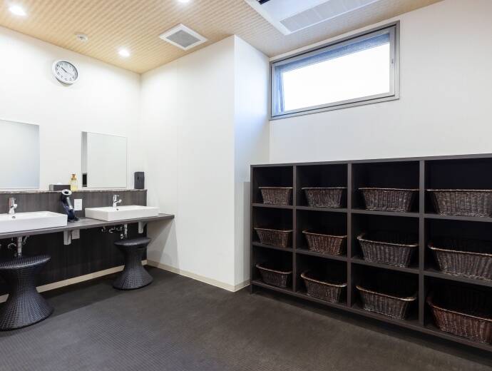 脱衣所：いやし処ほてる寛楽　富士山御殿場