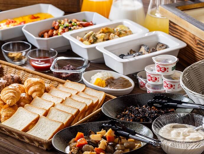 朝食：いやし処ほてる寛楽　富士山御殿場