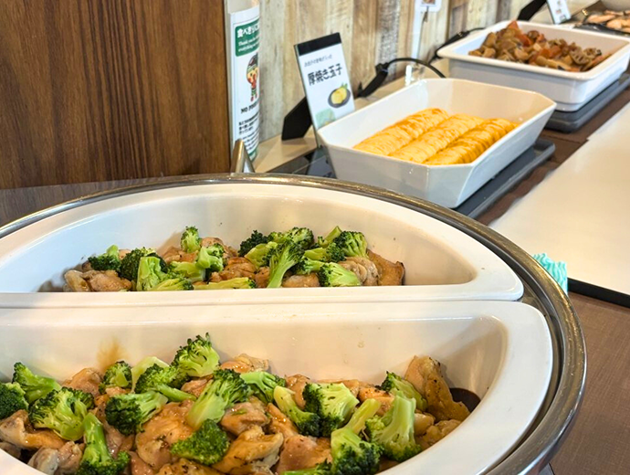 ホテルセレクトイン宇都宮　朝食①