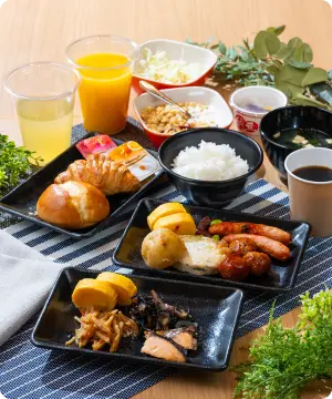 写真：朝食例