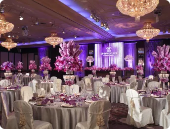 写真:披露宴会場